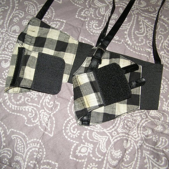 NWOT size SM Checkered Underbust Harness - Picture 11 of 16